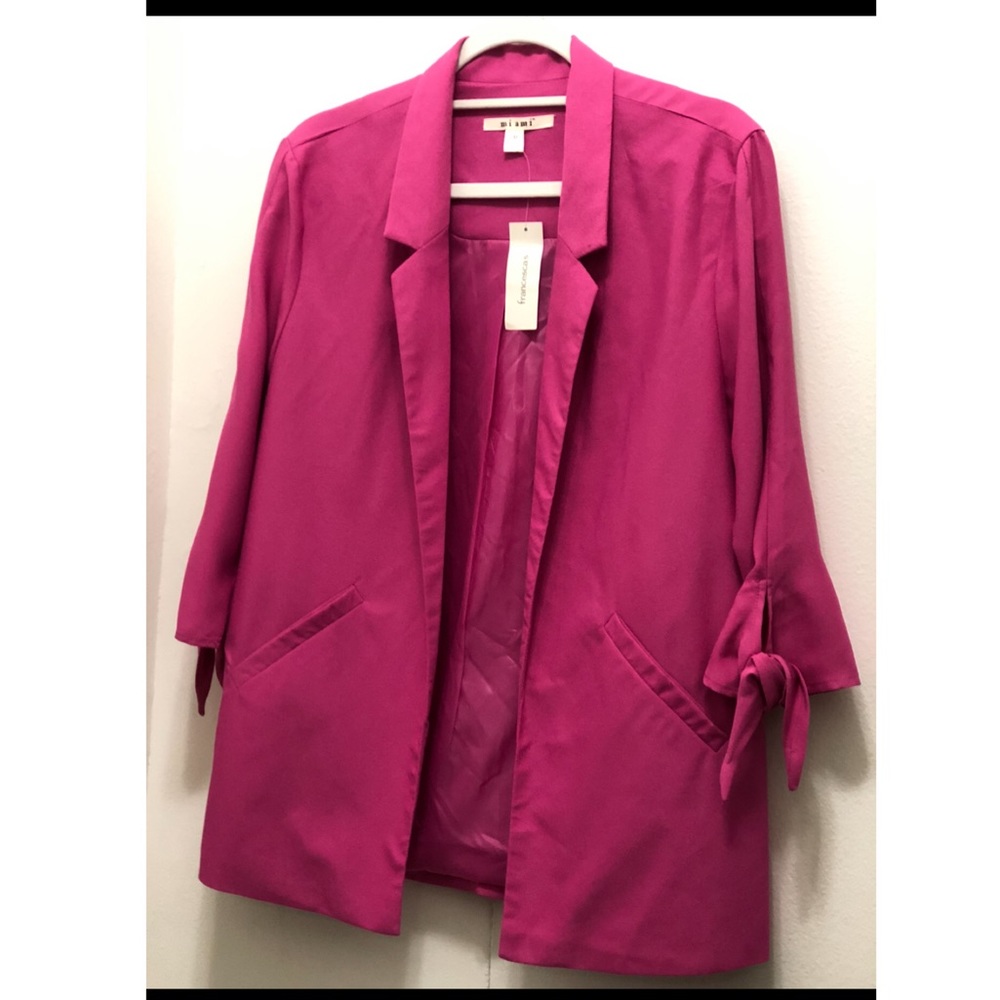 Bubblegum Pink Lightweight Blazer